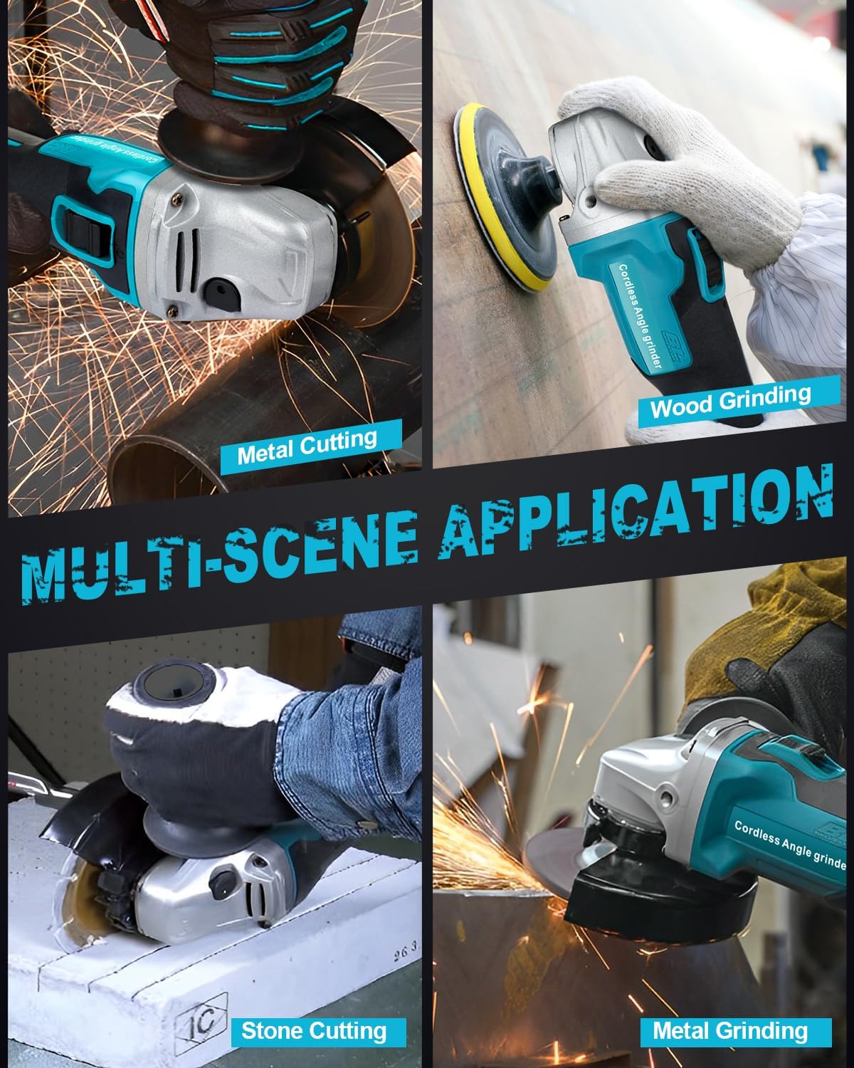 Γωνιακός μύλος μπαταρίας Werstil 24v