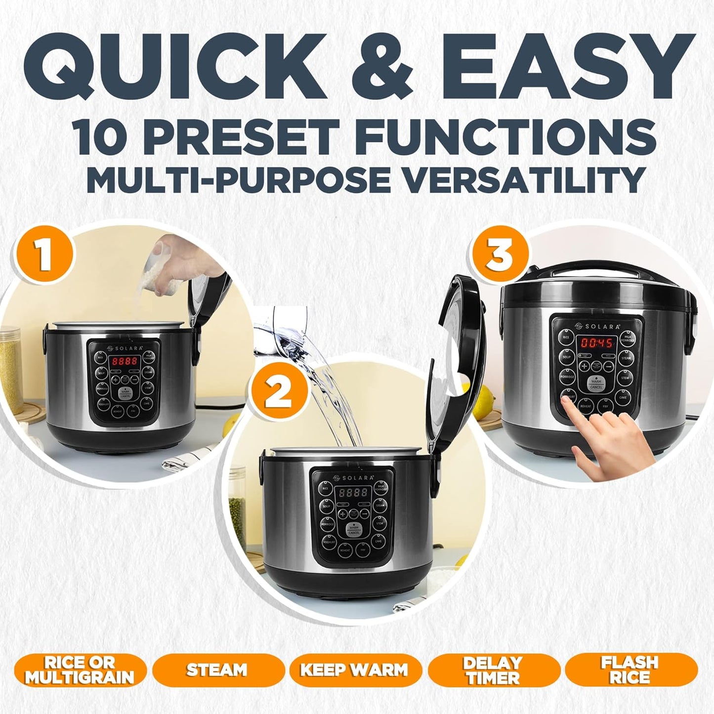 Πολυλειτουργική συσκευή μαγειρέματος Werstil - 5 l