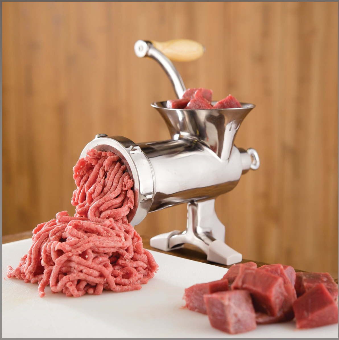 Μύλος κρέατος αλουμινίου #10 - χειροκίνητος