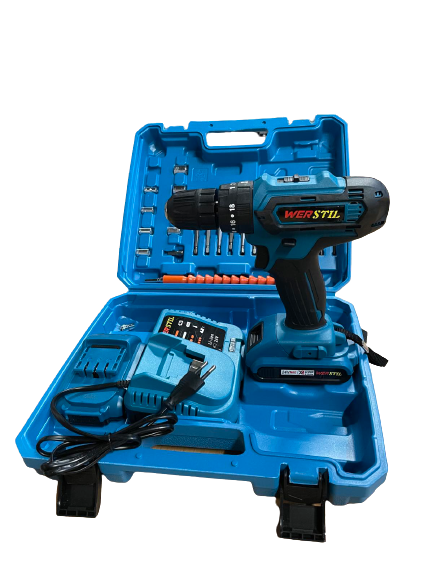 Κατσαβίδι WERSTIL 24V, μπαταρίες Li-ion 24V, 5.0 Ah - 2 τεμάχια