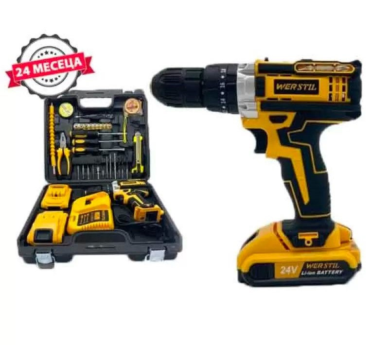 Κατσαβίδι μπαταρίας Werstil 24v 5.0ah