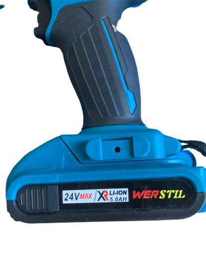 Винтоверт WERSTIL 24V, Батерии Li-ion 24V, 5.0 Ah – 2 броя