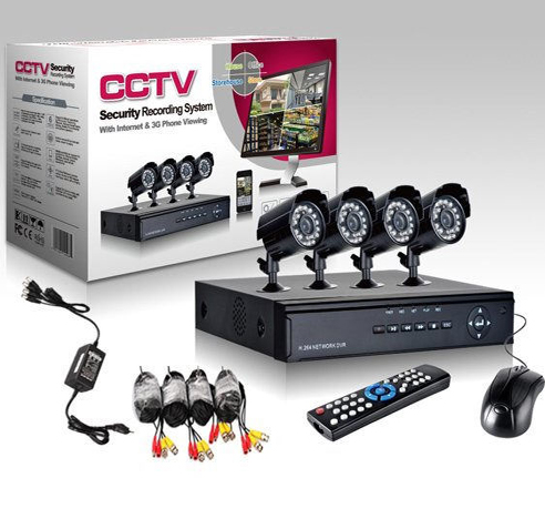 ΣΥΣΤΗΜΑ "CCTV" HD 4 ΚΑΜΕΡΩΝ ΠΛΗΡΕΣ ΚΙΤ ΓΙΑ ΒΙΝΤΕΟΠΑΡΑΤΗΡΗΣΗ