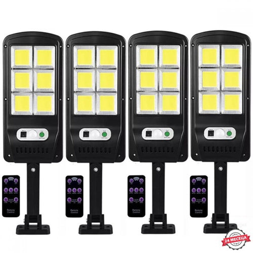 4 τεμ. LED COB Λάμπα αισθητήρα 600W με τηλεχειριστήριο