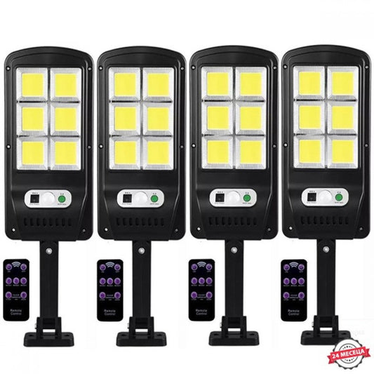 4 τεμ. LED COB Λάμπα αισθητήρα 600W με τηλεχειριστήριο