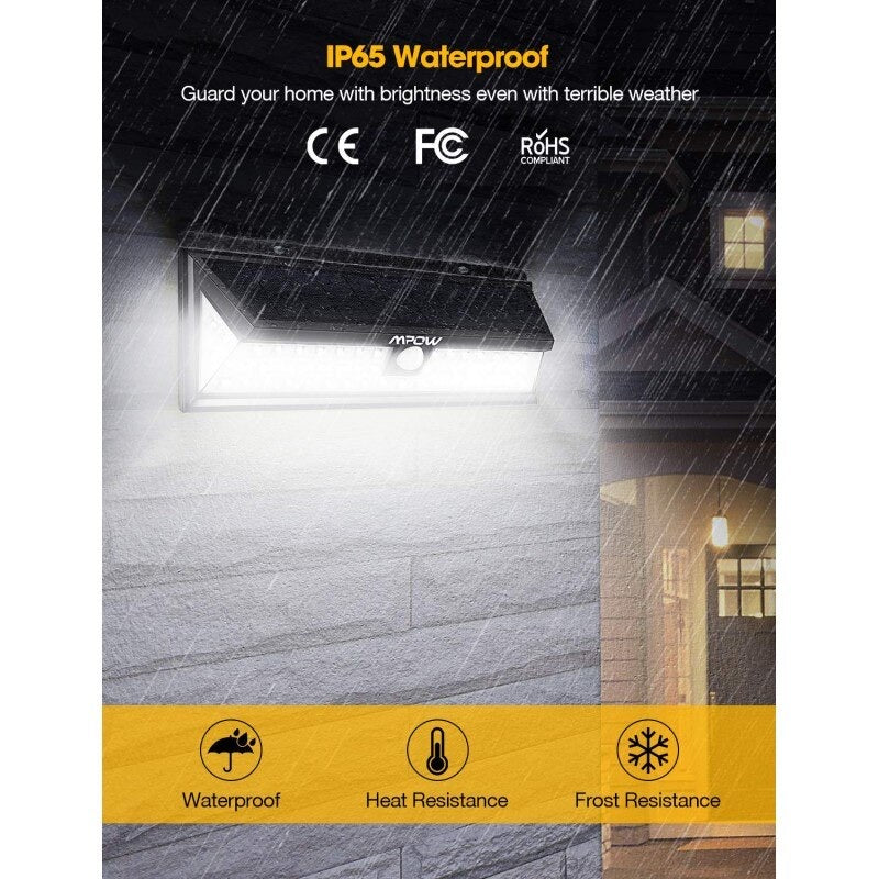 Αδιάβροχο Mpow Solar Lamp, 118 διόδους